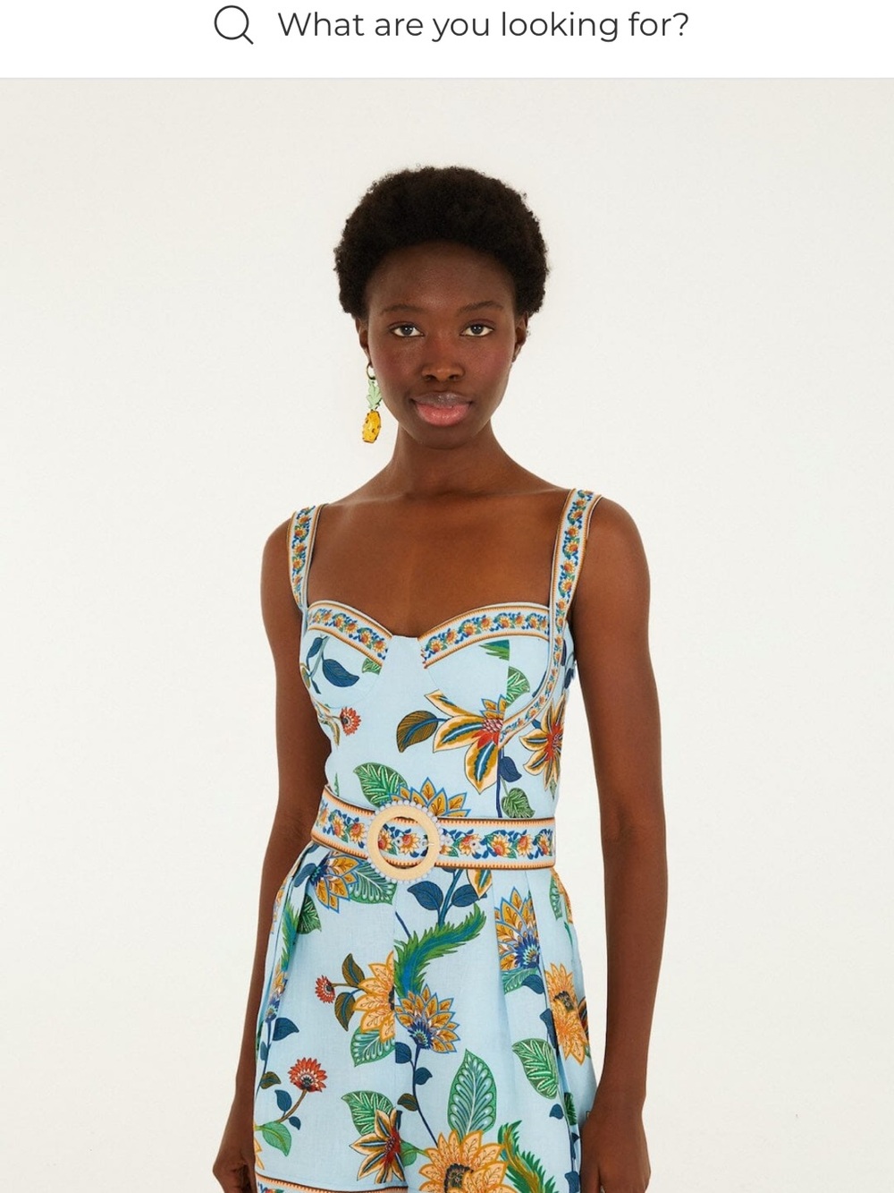 NWT Farm Rio Blue Romper - M